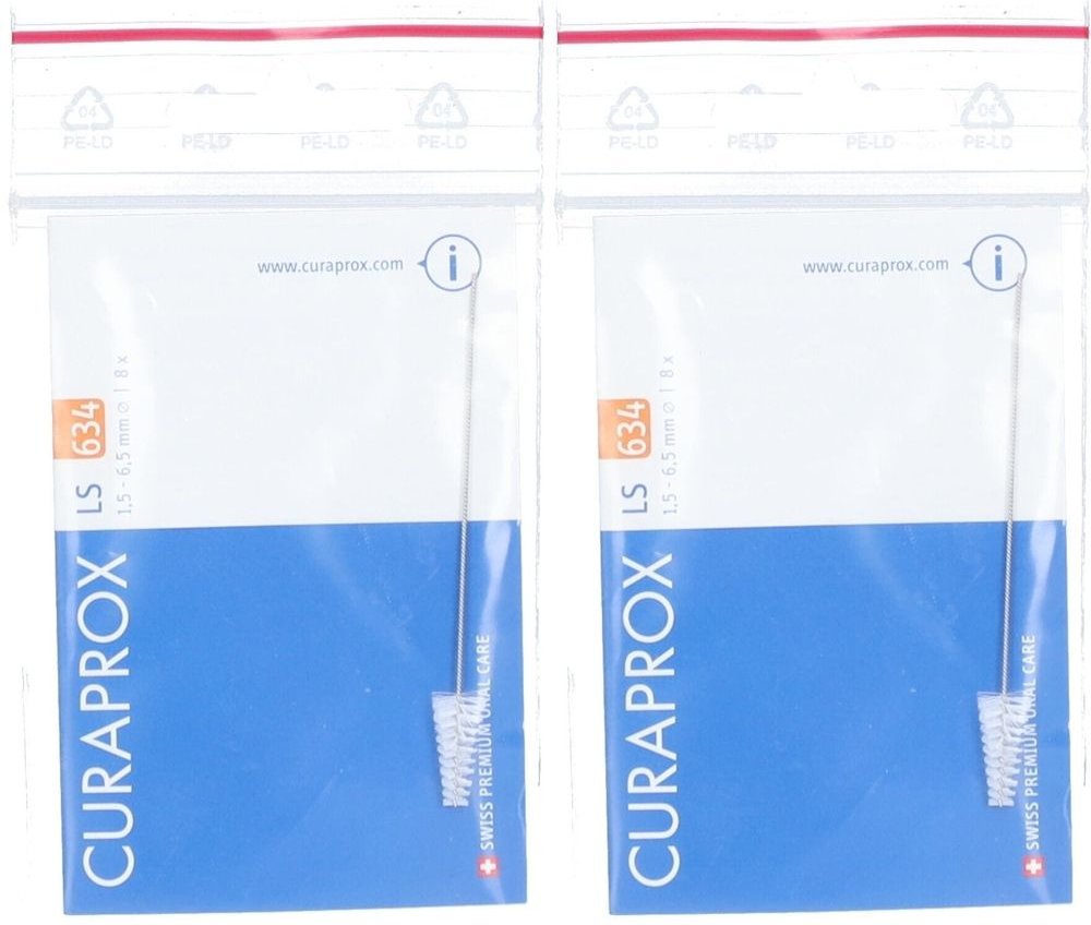 CURAPROx LS 634 x2 2x8 St Zahnbürste