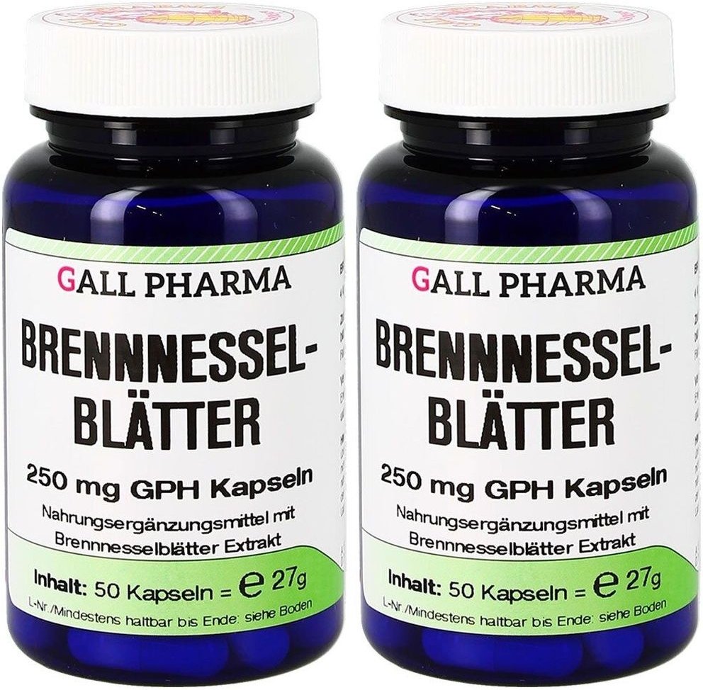 Brennnesselblätter 250 mg GPH Kapseln 2x 2x50 St