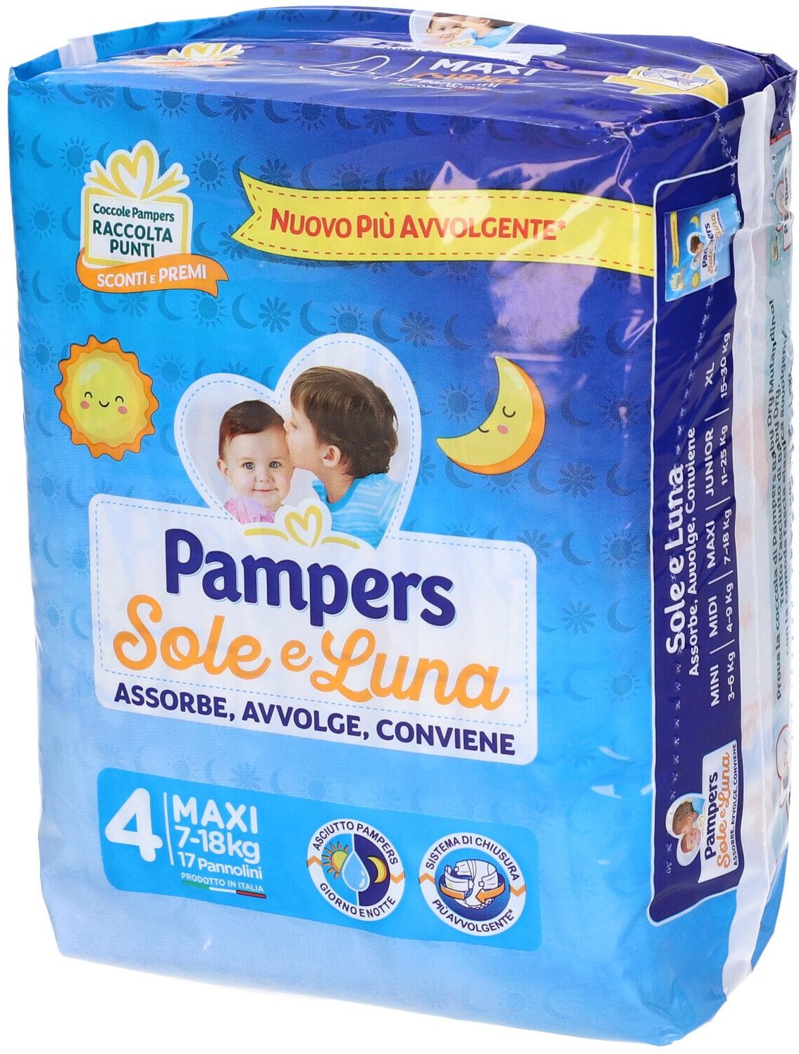 Pampers Sole&Luna Maxi 17Pz 17 St Windeln