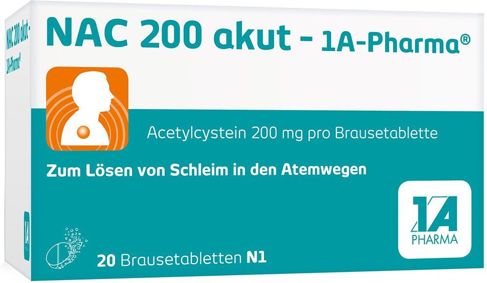 NAC 200 akut 1A Pharma Brausetabletten
