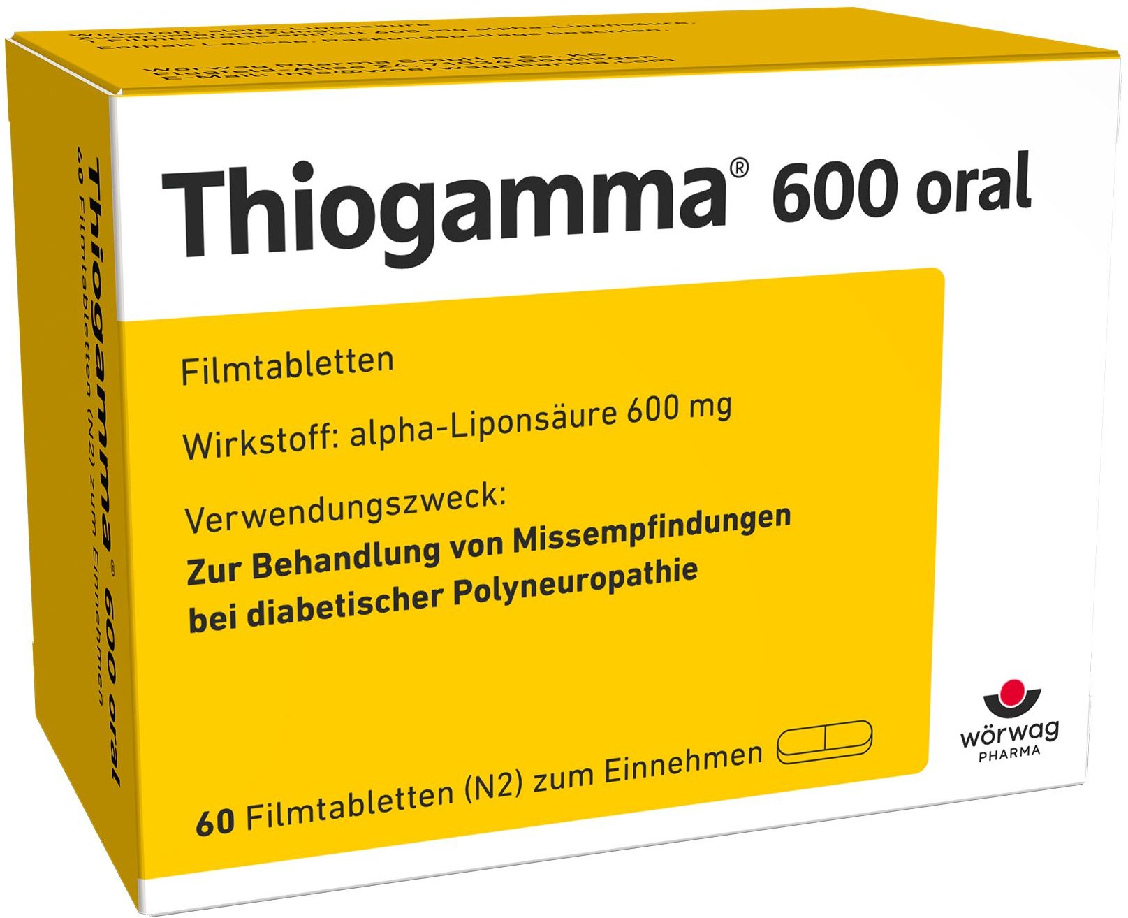 Thiogamma 600 oral Filmtabletten 60 St