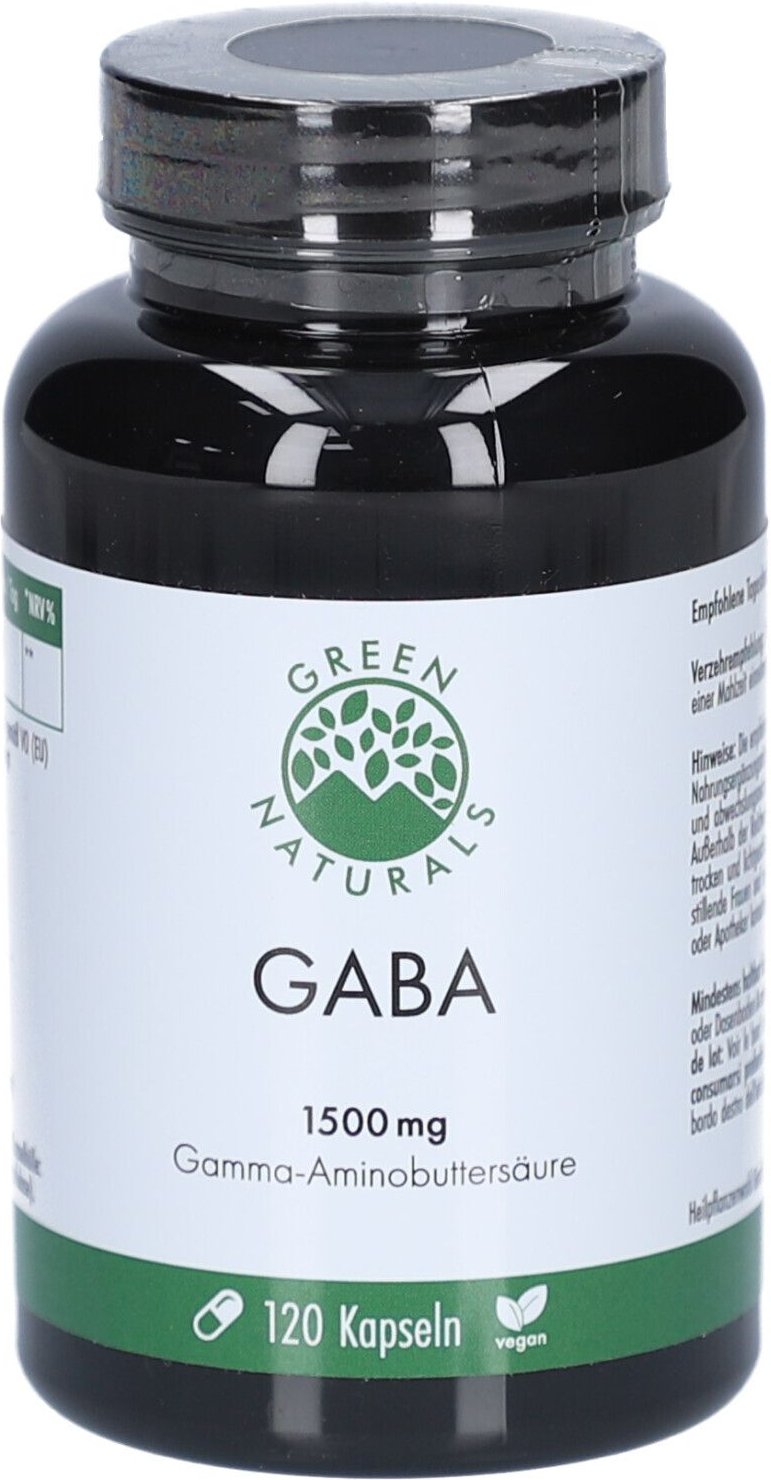 Green Naturals Gaba 1500 mg vegan Kapseln 120 St