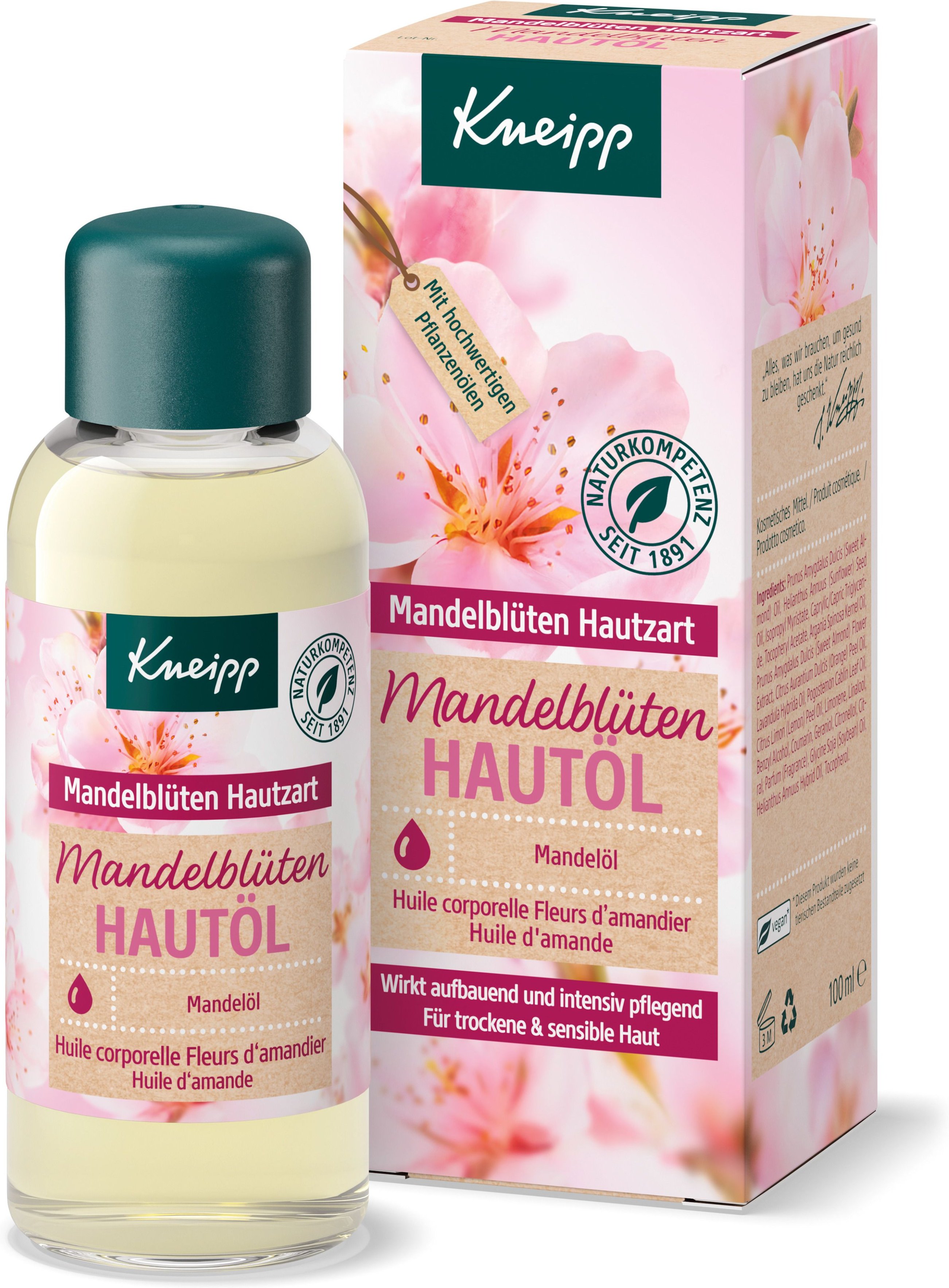 Kneipp Mandelblüten Hautöl 100 ml Öl