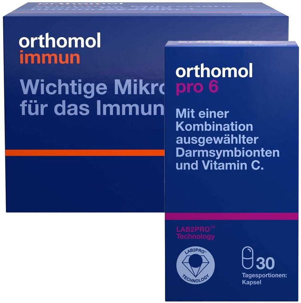 Thumbnail - Orthomol Immun Trinkfläschchen/Tabl.Kombipack. & pro 6 Kapseln 1 St Set