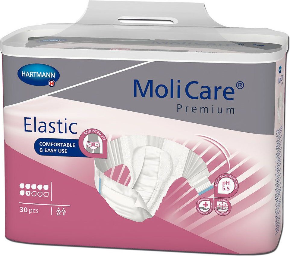 Molicare Premium Elastic Slip 7 Tropfen Gr.S 30 St Windeln