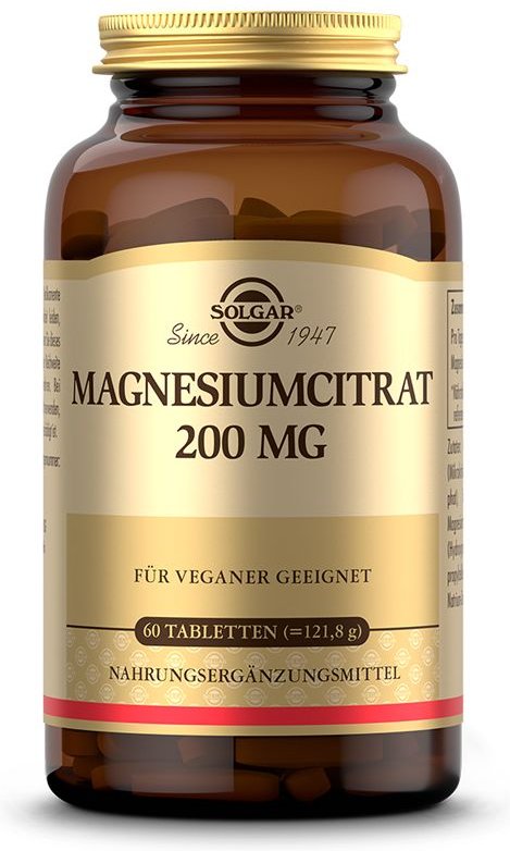 Solgar Magnesium Citrat 200 mg Tabletten 60 St