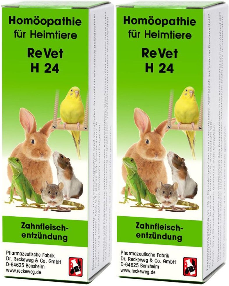 Revet H 24 Globuli f.Heimtiere Doppelpack 2x10 g