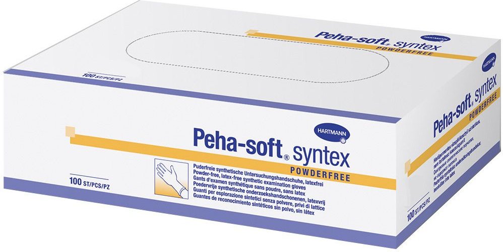 Thumbnail - Peha-Soft Syntex Unters.Handsch.unste.pud.frei L 100 St Handschuhe