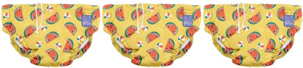 Bambino Mio, Wiederverwendbare Schwimmwindel, Milde Melone, M (6-12 Monate) x3 3x1 St Windeln