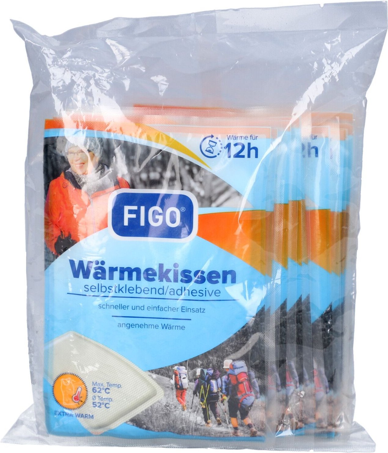 Figo Wärmekissen 12 h selbstklebend XXL Vorteilsp. 5 St