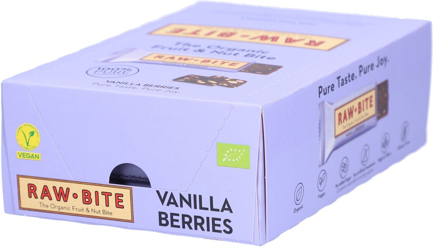 RAW Bite BIO Vanilla Berry 12x50g 12x50 g Riegel