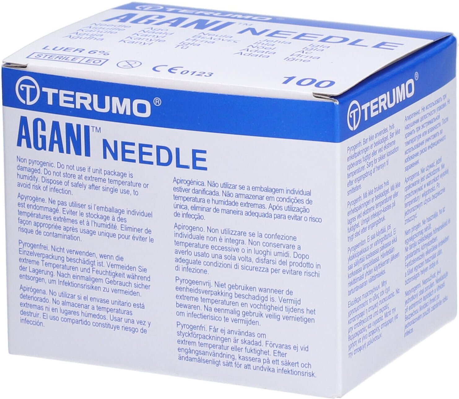 Agani Kanüle 23 G 32 mm blau 100 St