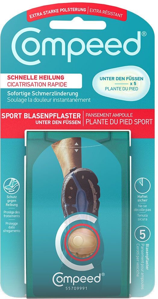 Compeed Blasenpflaster unter den Füßen 5 St Pflaster
