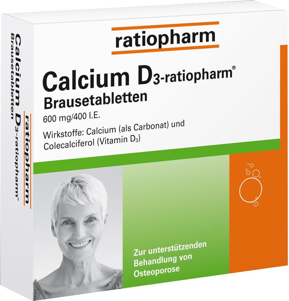Calcium D3-ratiopharm Brausetabletten 100 St