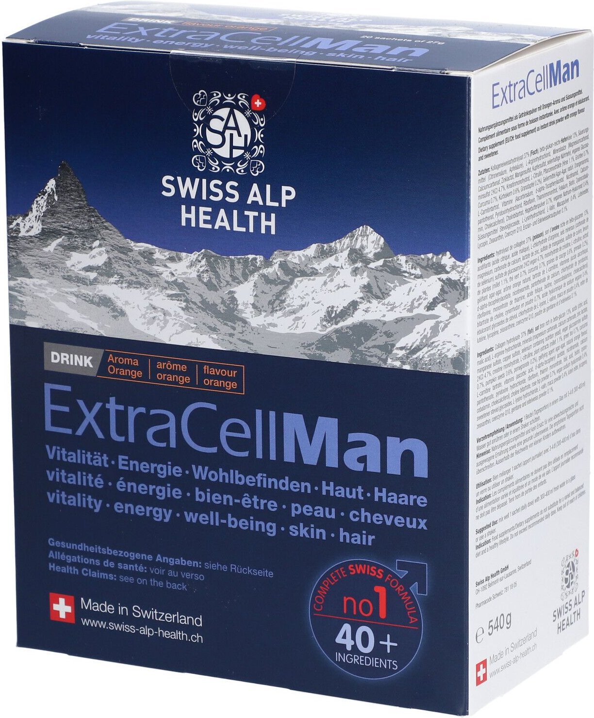 Extra Cell Man Drink 20 Btl 27 g Puder