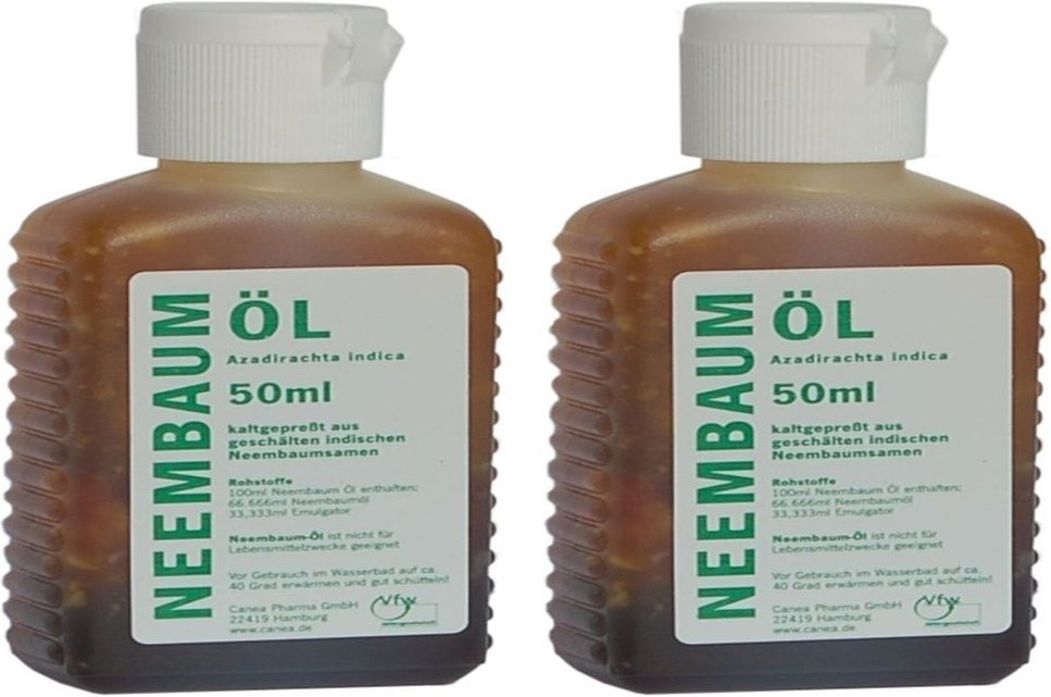 Neembaumoel x2 2x50 ml Öl