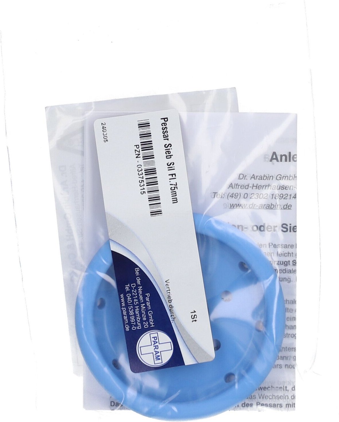 Siebpessar Silikon 75 mm flexibel 1 St