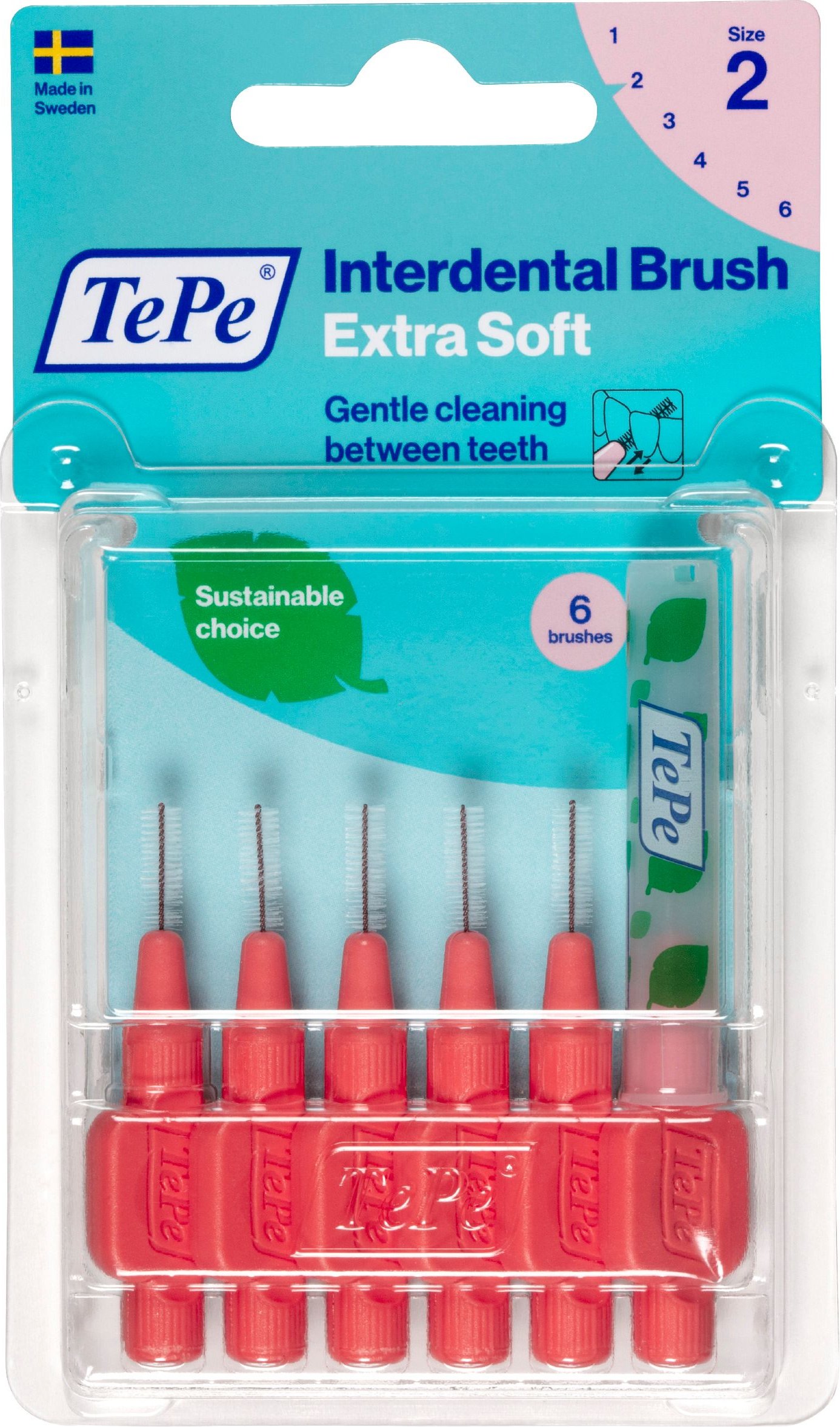 Tepe Interdentalbürste x-weich 0,5mm 6 St Zahnbürste