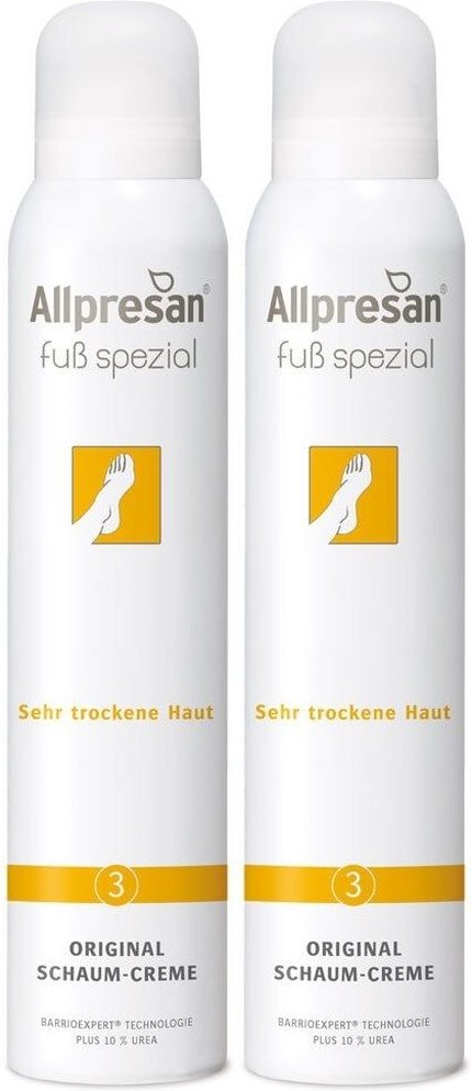 Allpresan Fuß spezial Nr.3 sehr trock.Haut Schaum 2x 2x200 ml