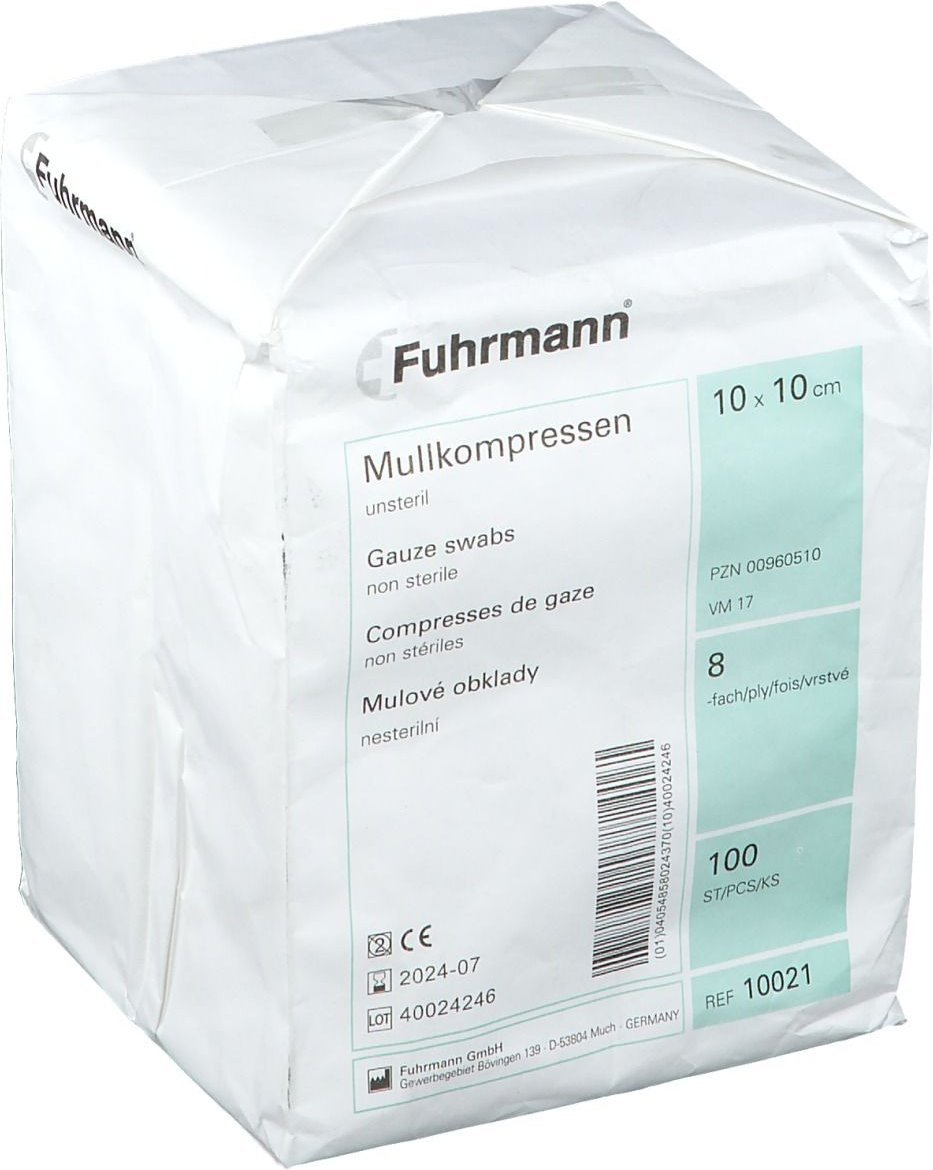 Erena Unsteril Mullkompresse 10x