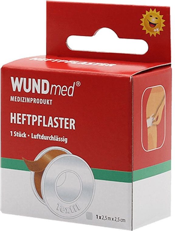 Thumbnail - Heftpflaster Textil 2,5 cmx2,5 m 1 St Pflaster