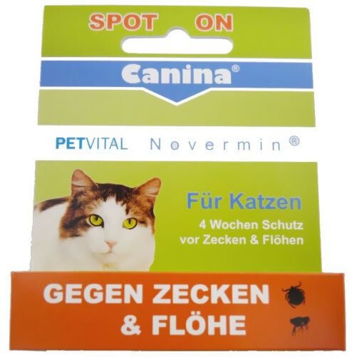 Petvital Novermin flüssig f.Katzen 2 ml Flüssigkeit