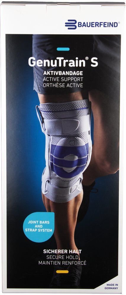 Genutrain S Knieführungsband.links Gr.7 titan 1 St Bandage(s)