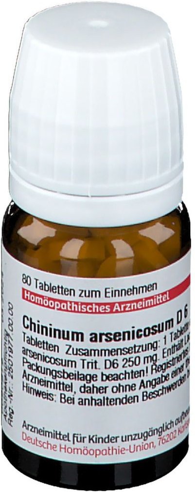 Thumbnail - Chininum Arsenicosum D 6 Tabletten 80 St