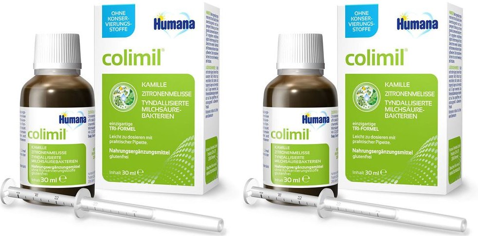 Thumbnail - 2x Humana colimil o.Konservierungsstoffe m.Dos.Pipet. 2x30 ml Flüssigkeit zum Einnehmen