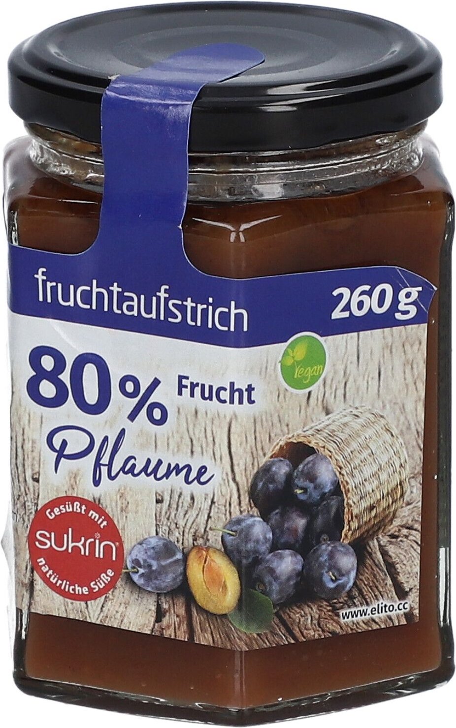 Fruchtaufstrich Pflaume 260g 260 g Brotaufstrich