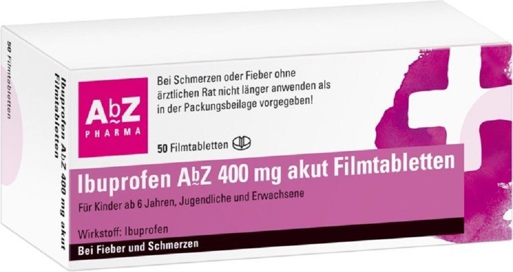 Ibuprofen AbZ 400 mg akut Filmtabletten