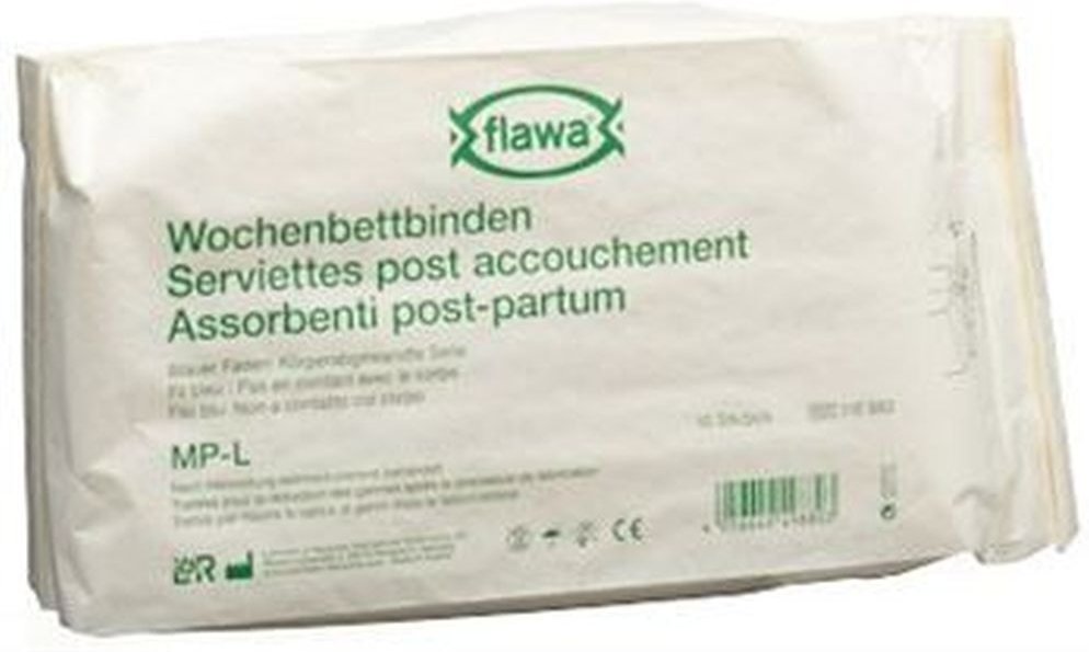 Flawa Wochenbettbinden Mp-L keimreduziert 10 Stk St Bandage(s)
