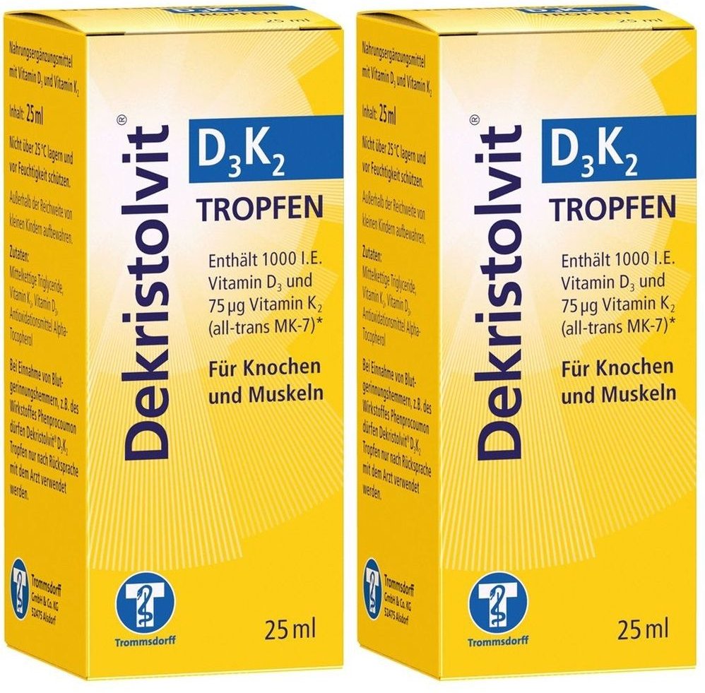 Dekristolvit D3K2 Tropfen 2x 2x25 ml
