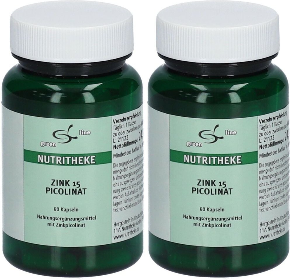 Zink 15 Picolinat Kapseln mit mg 2x 2x60 St