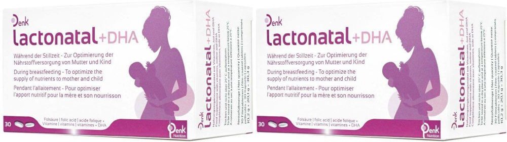 2x Lactonatal+Dha Denk 30 Filmtabl.+30 Kapseln 2x2x30 St Tabletten
