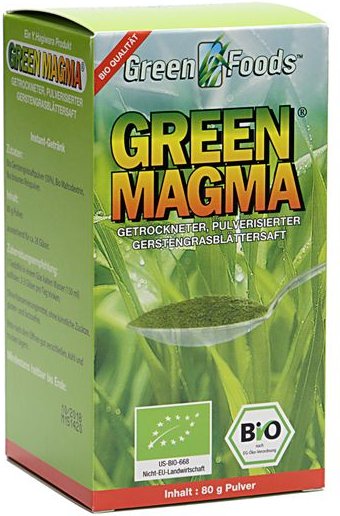 Green Magma Gerstengrasext Bio 80 g Pulver