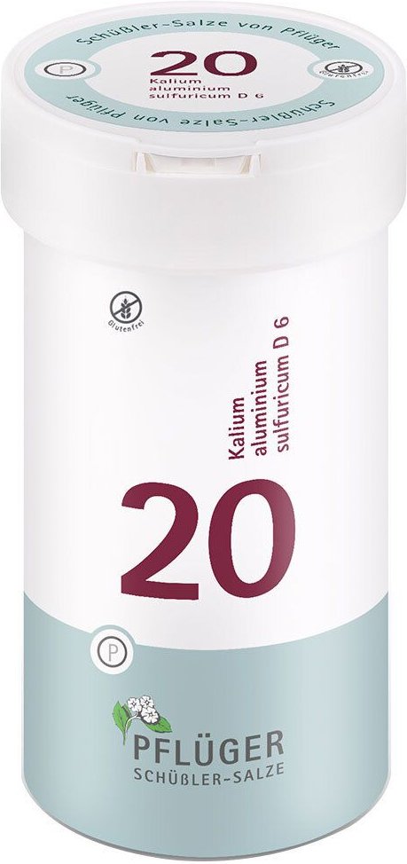Biochemie Pflüger 20 Kalium aluminium sulfuricum D 6 Tabletten