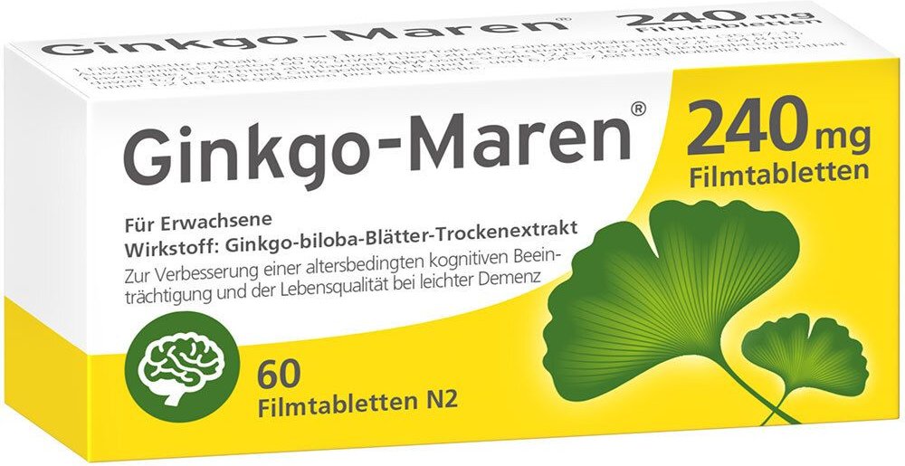Ginkgo-Maren 240 mg Filmtabletten 60 St