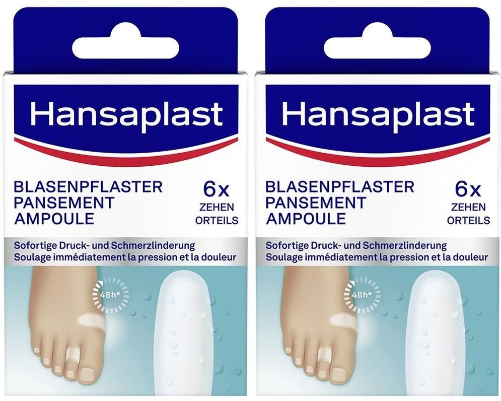 Hansaplast Blasenpfl Klein x2 2x6 St Pflaster