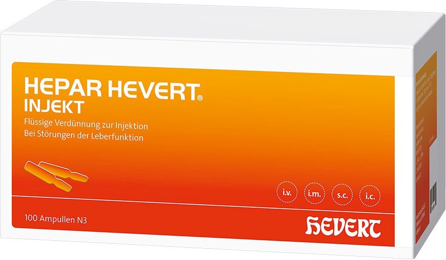 Hepar Hevert injekt Ampullen