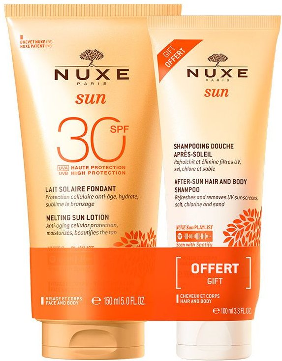 Nuxe Sun Set Sonnenmilch LSF 30+gratis Duschshamp. 1 St Kombipackung