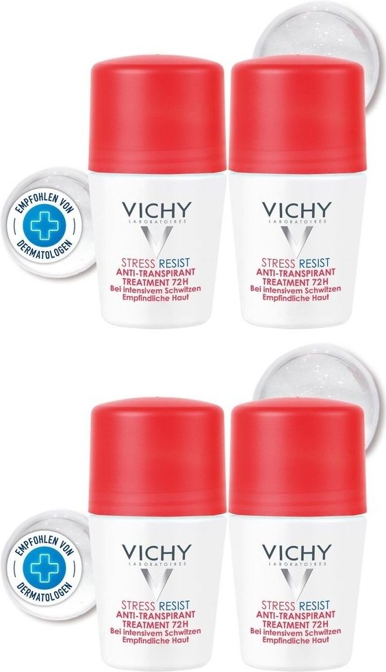 Vichy DEO Roll-on Stress Resist 72h 2x 2x2x50 ml Creme