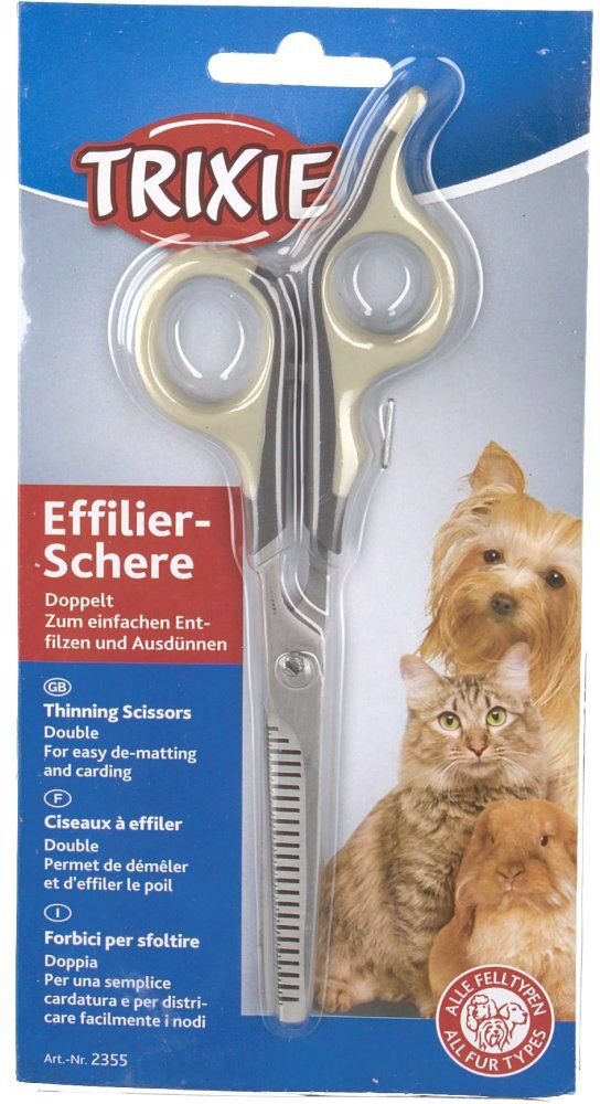 Trixie Effilierschere, beidseitig 18 cm 1 St Schere