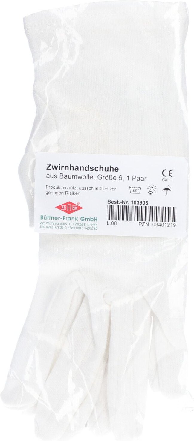 Handschuhe OP Baumwolle Gr.6 2 St