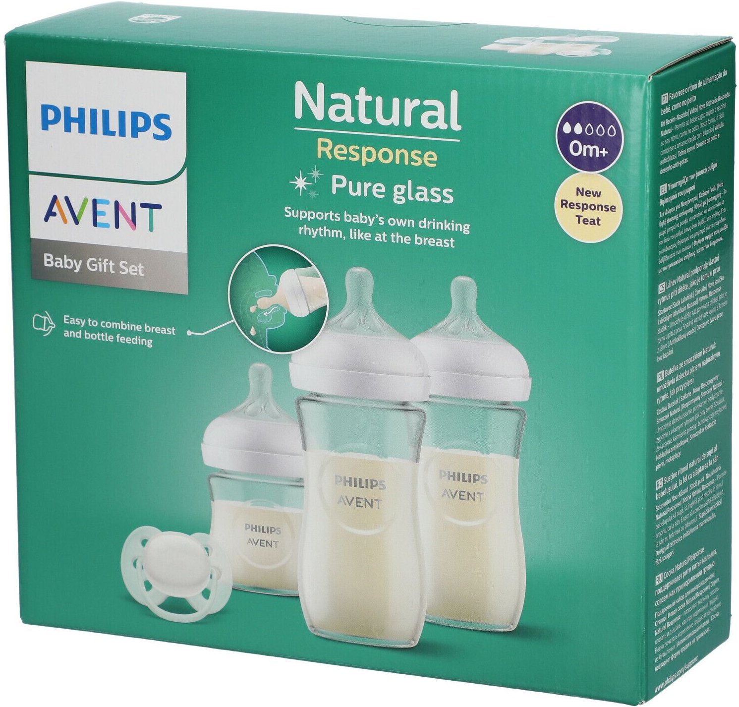 Thumbnail - Philips Avent Natural Response Glazen Gift Set Scd878/11 1 St Kombipackung