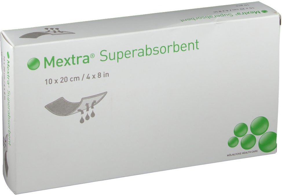 Mextra Suprasorb 10x20 cm 610720 10 St Kompressen