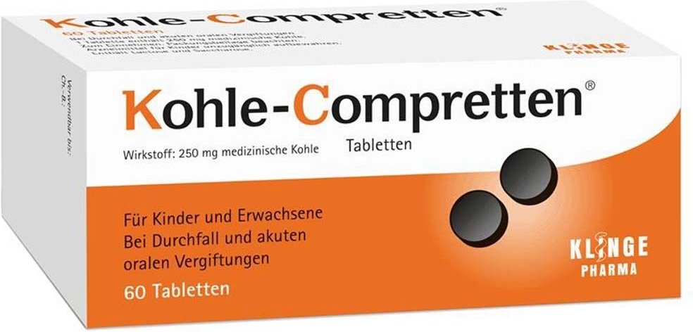 Kohle Compretten Tabletten 60 St