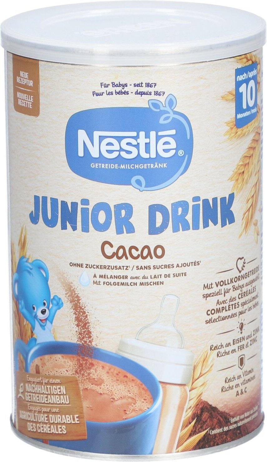 Nestle Junior Drink Cacao 400 g Pulver
