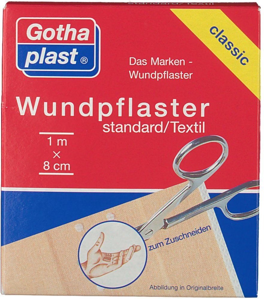 Gothaplast Wundpfl.stand.8 cmx1 m 1 St Pflaster
