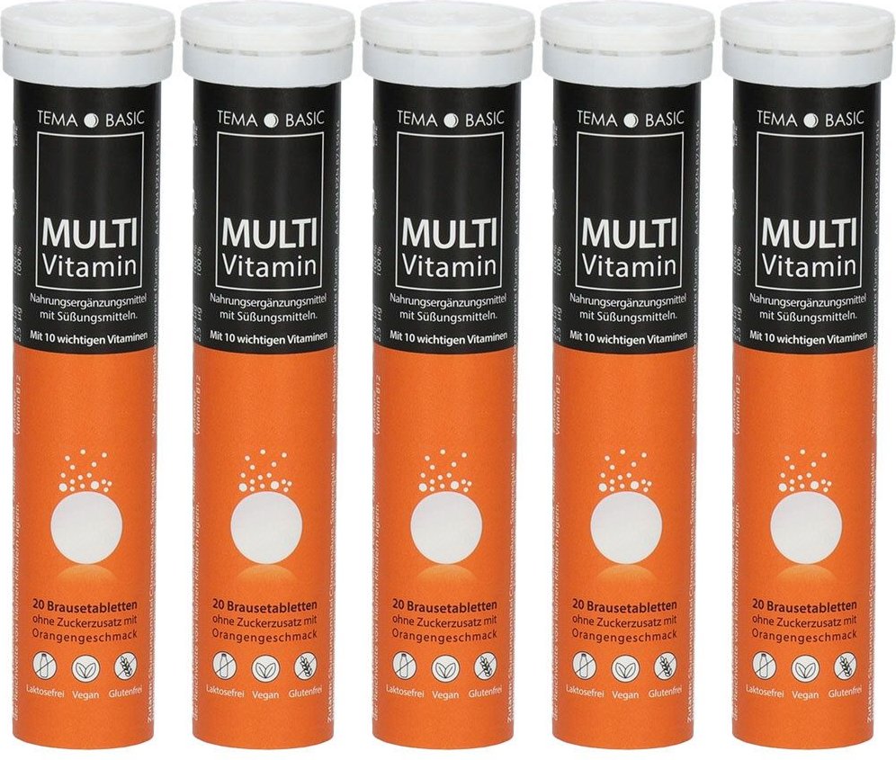 Multivitamin Brausetabletten 5x 5x20 St